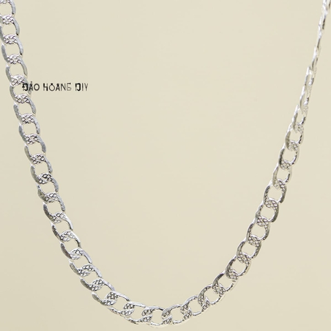 Dây Chuyền Bạc Cho Bé Kiểu Mắt Xích Thưa Tinh Tế
