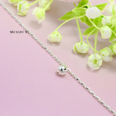 Lắc Tay Bạc Nữ Kiểu Mắt Xích Dày Dặn Chắc Chắn L2410160032