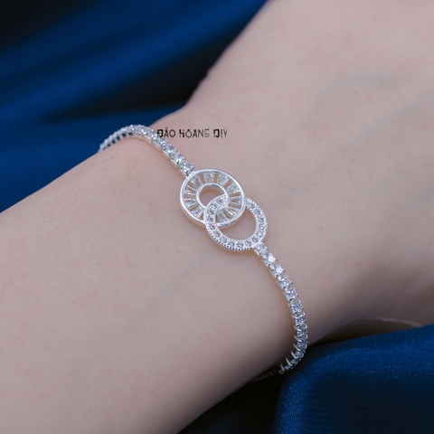 Lắc Tay Bạc Nữ Vòng Tròn Lồng Free Size L2410160017