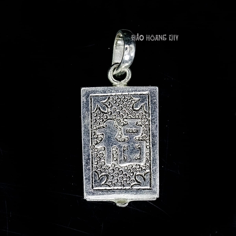 Mặt Dây Chuyền Bạc Nam Chữ Phúc Hán Tự M2412130005