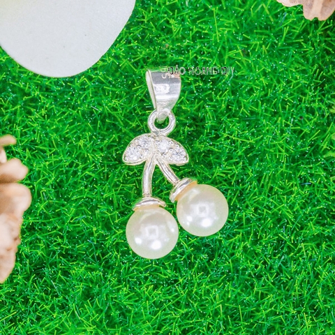 Mặt Dây Chuyền Bạc Trẻ Em Hình Trái Cherry Xinh Xắn M2412130010