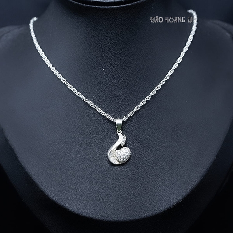 Mặt Dây Chuyền Bạc Trẻ Em Hình Ốc Sên Xinh Xắn M2412130018