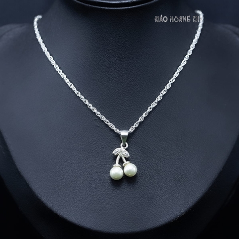 Mặt Dây Chuyền Bạc Trẻ Em Hình Trái Cherry Xinh Xắn M2412130010