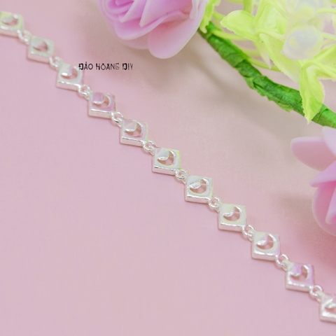 Lắc Tay Bạc Nữ Vầng Trăng Khuyết L2410070036