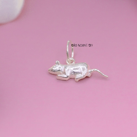 Mặt Dây Chuyền Bạc Trẻ Em Hình Con Chuột Size Nhỏ Xinh M2409270013
