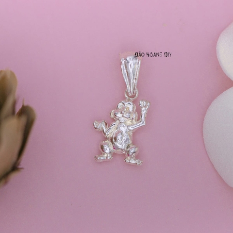 Mặt Dây Chuyền Bạc Trẻ Em Hình Con Khỉ Size Nhỏ Xinh M2409270012