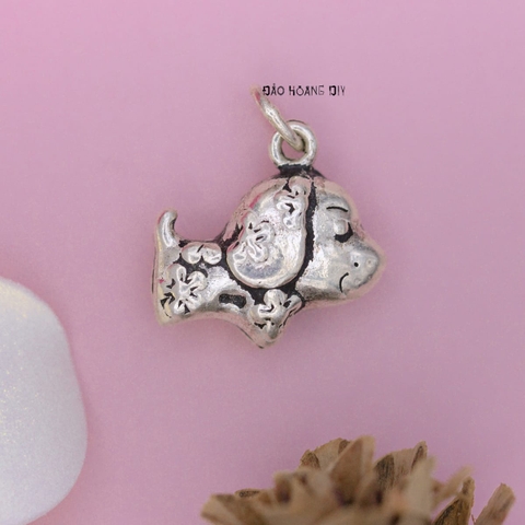 Mặt Dây Chuyền Bạc Trẻ Em S925 Hình Con Chó Xinh Xắn Style 2 M2409270022