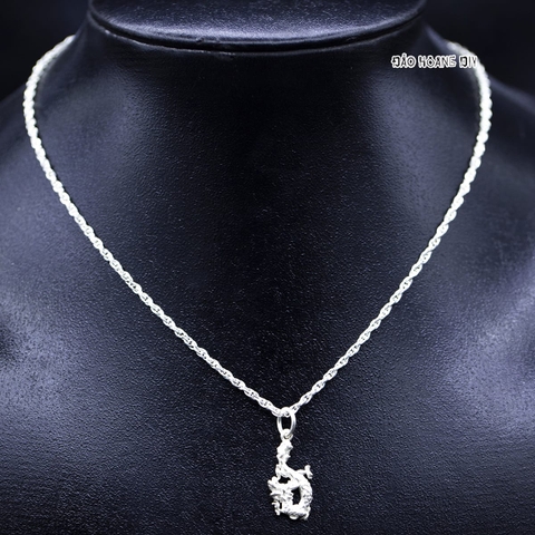Mặt Dây Chuyền Bạc Trẻ Em Hình Con Rồng Size Nhỏ Xinh M2409270014