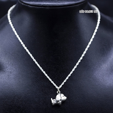 Mặt Dây Chuyền Bạc Trẻ Em S925 Hình Con Chó Xinh Xắn Style 2 M2409270022
