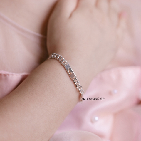Lắc Tay Bạc Trẻ Em Kiểu Dây Đơn Nike L2410150071