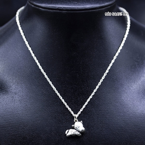 Mặt Dây Chuyền Bạc Trẻ Em S925 Hình Con Chó Xinh Xắn Style 1 M2409270021