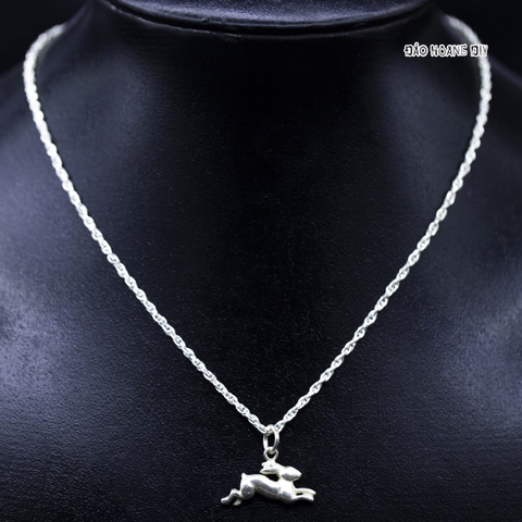 Mặt Dây Chuyền Bạc Trẻ Em Hình Con Thỏ Size Nhỏ Xinh M2409270011
