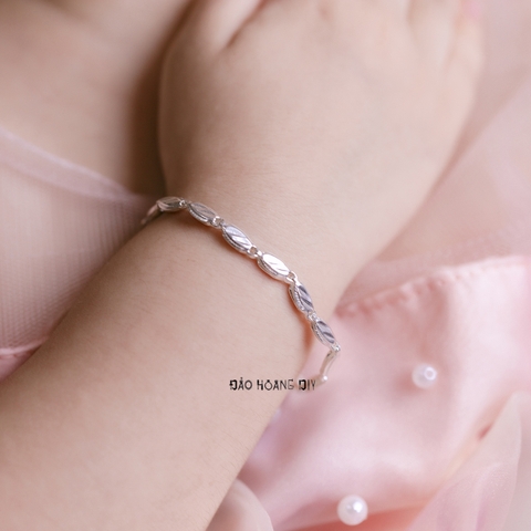 Lắc Tay Bạc Trẻ Em Kiểu Đơn Giản Dễ Thương L2410150075