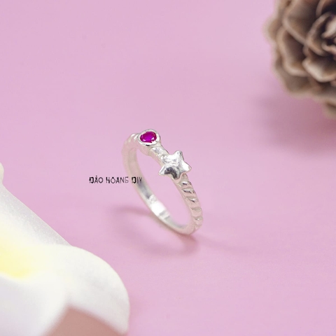 Nhẫn Bạc Trẻ Em Hình Ngôi Sao N2409040041