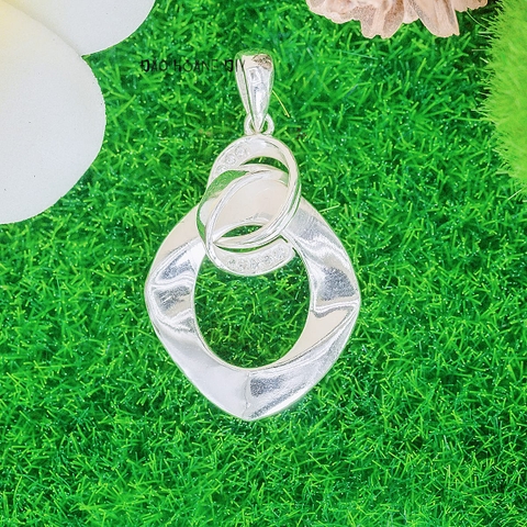 Mặt Dây Chuyền Bạc Nữ Thiết Kế Kiểu Đơn Giản Tinh Tế M2412170085