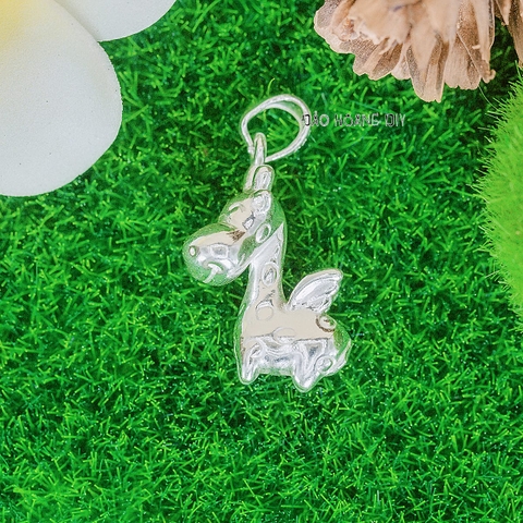 Mặt Dây Chuyền Bạc Trẻ Em S990 Hình Con Ngựa Có Cánh M2409270029