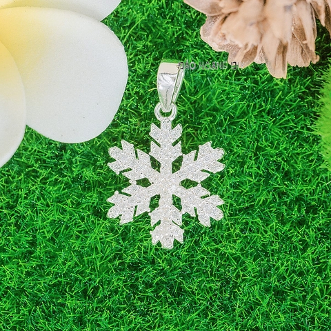 Mặt Dây Chuyền Bạc Nữ Hình Bông Tuyết Style 1 M2412170098