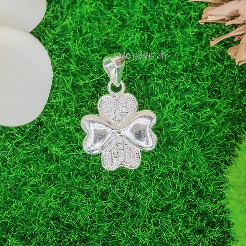 Mặt Dây Chuyền Bạc Nữ S990 Nguyên Chất Cỏ 4 Lá May Mắn M2412170097
