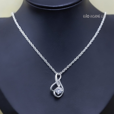 Mặt Dây Chuyền Bạc Nữ Trái Tim Đơn Giản Nổi Bật M2412170087