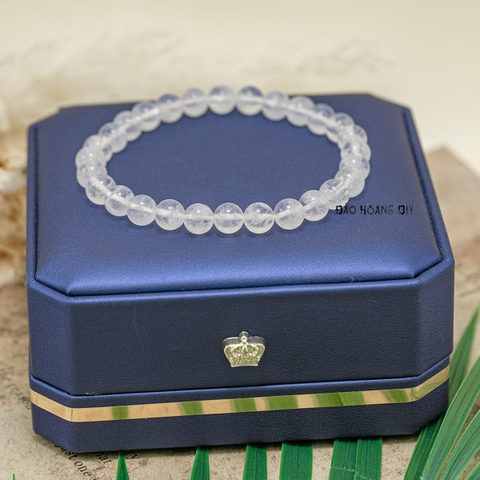 Vòng Đá Thạch Anh Tóc Trắng 9 Ly V2411060012
