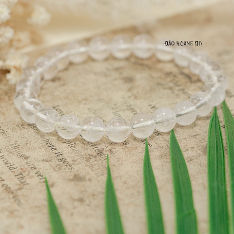 Vòng Đá Thạch Anh Tóc Trắng 9.5 Ly V2411060010