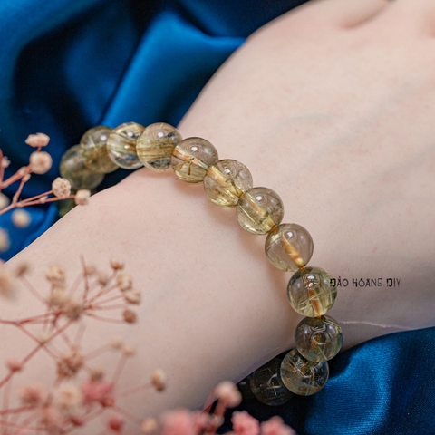 Vòng Đá Thạch Anh Tóc Vàng 10 Ly V2411060016