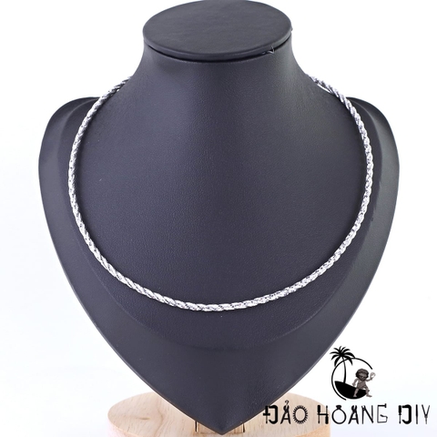 Kiềng Bạc Nữ Đảo Hoang DIY S925 Cao Cấp Tết 3 Nổi Bật Cuốn Hút Mọi Ánh Nhìn K2304050005