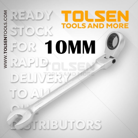 Chìa khóa vòng miệng tự động lắc léo 10mm Tolsen - 15236