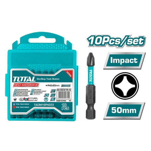Mũi bắt vít PH2x50mm (có nam châm hít) - TACIM16PH223