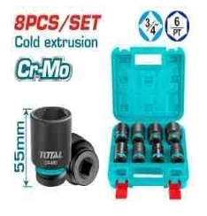 Bộ 8 đầu  tuýp tác động  3/4