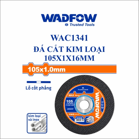 Đá cắt kim loại 105x1x16mm WAC1341