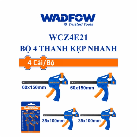 Bộ 4 thanh kẹp nhanh wadfow WCZ4E21