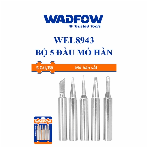 Bộ 5 đầu mỏ hàn wadfow WEL8943