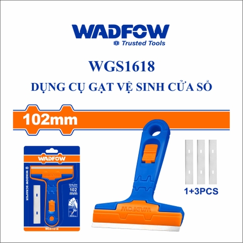 Dụng cụ gạt vệ sinh cửa sổ wadfow WGS1618