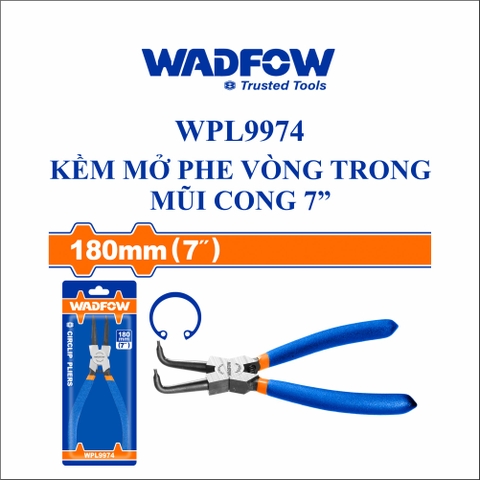 Kềm mở phe vòng trong mũi cong 7