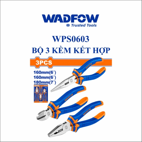 Bộ 3 kềm kết hợp wadfow WPS0603