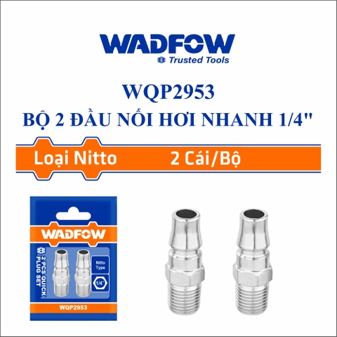 Bộ 2 đầu nối hơi nhanh 1/4