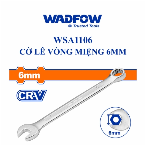 Cờ lê vòng miệng 6mm wadfow WSA1106