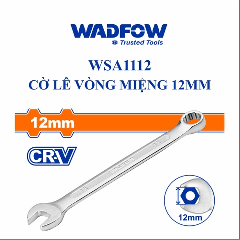 Cờ lê vòng miệng 12mm wadfow WSA1112
