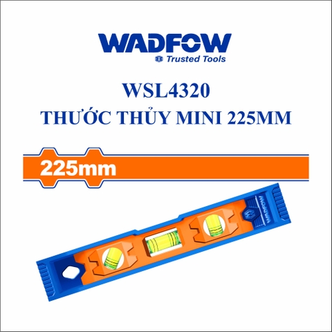 Thước thủy mini 225mm wadfow WSL4320