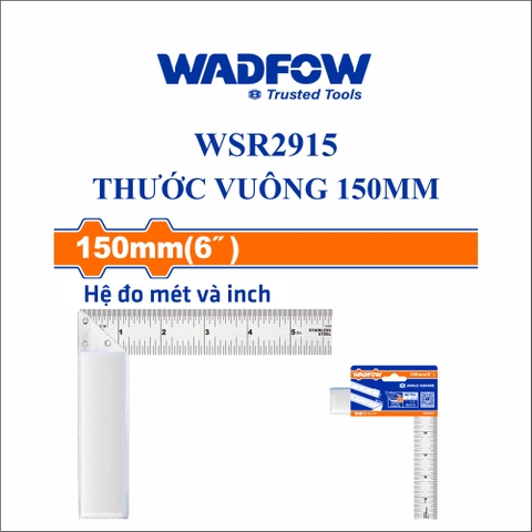 Thước vuông 150mm wadfow WSR2915