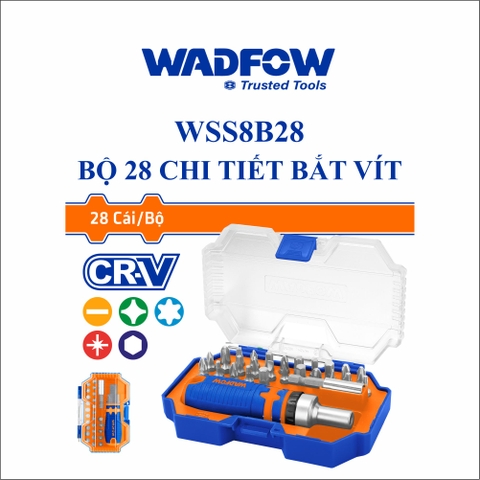 Bộ 28 chi tiết bắt vít wadfow WSS8B28