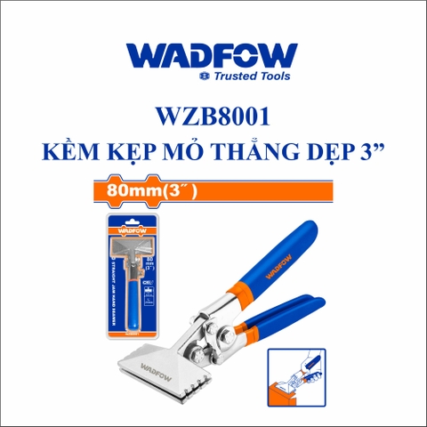 Kềm kẹp mỏ thẳng dẹp 3