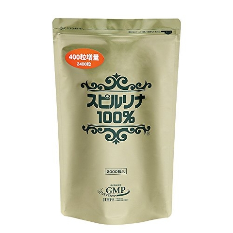 Tảo Xoắn Spirulina Nhật Bản Loại Túi 2400 Viên Mẫu Mới Nhất