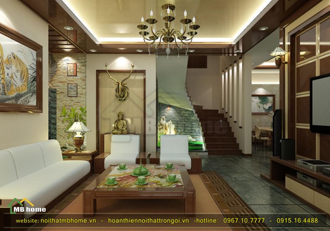 Thiết kế nội thất biệt thự tại Móng Cái - Quảng Ninh