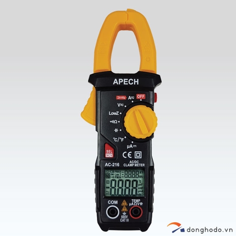 Ampe kìm đo dòng AC/DC APECH AC-216 giá rẻ