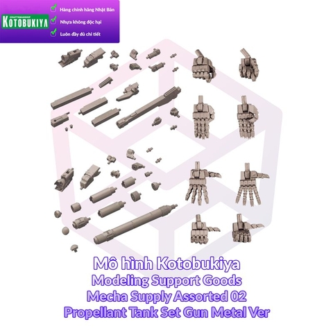 Mô Hình Kotobukiya M.S.G Propellant Tank Set Gun Metal Ver Mecha Supply Assortment 02 [KTB] [MSG]