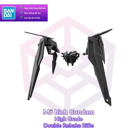 Mô Hình Phụ kiện Gundam Bandai HG Double Rebake Rifle 1/144 Build Divers Re Rise [GDB] [BHG]