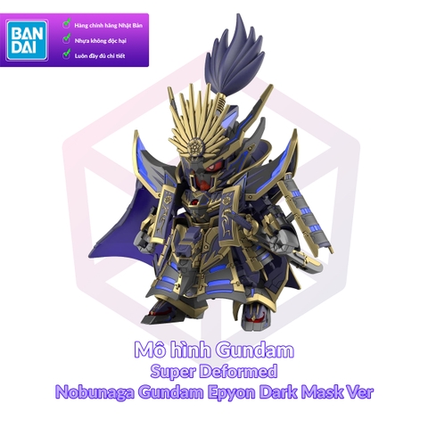 Mô Hình Gundam Bandai SDW Heroes 11 Nobunaga Gundam Epyon Dark Mask Ver SD Gundam World Heroes [GDB] [BSD]