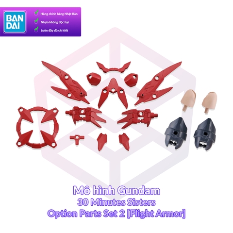 Phụ Kiện Mô hình Bandai 30MS Option Parts Set 2 [Flight Armor] 1/144 [30MS]